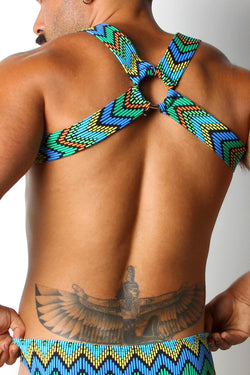 Vaux Blue Zig Zag Vx4 Harness thumbnail 2