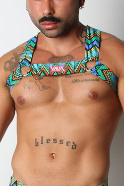 Vaux Blue Zig Zag Vx4 Harness thumbnail 3
