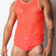 Vaux Orange VX1 Mesh Tank Top