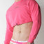 Vaux Pink Cotton Candy Cropped Sweater