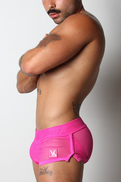 Vaux Pink VX1 Mesh Jock Short thumbnail 4