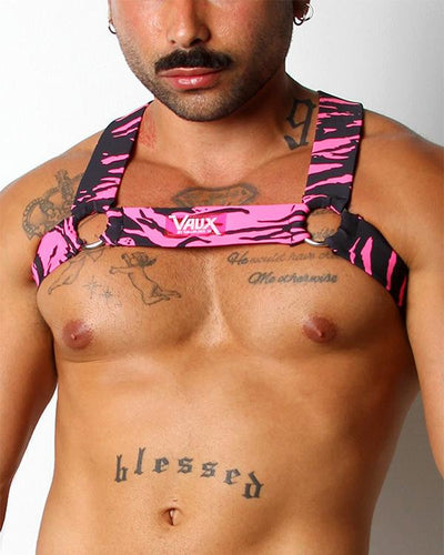 Vaux Pink Zebra Vx4 Harness
