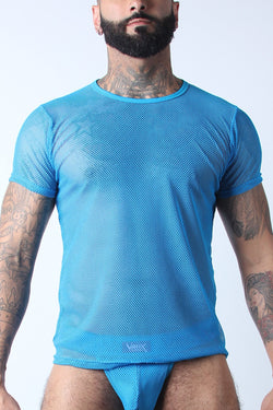 Vaux Turquoise VX1 Mesh Tee thumbnail 3