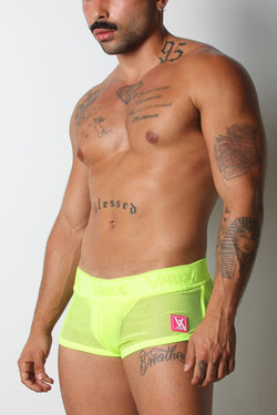 Vaux Yellow VX1 Mesh Jock Short thumbnail 3