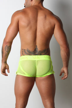 Vaux Yellow VX1 Mesh Jock Short thumbnail 4