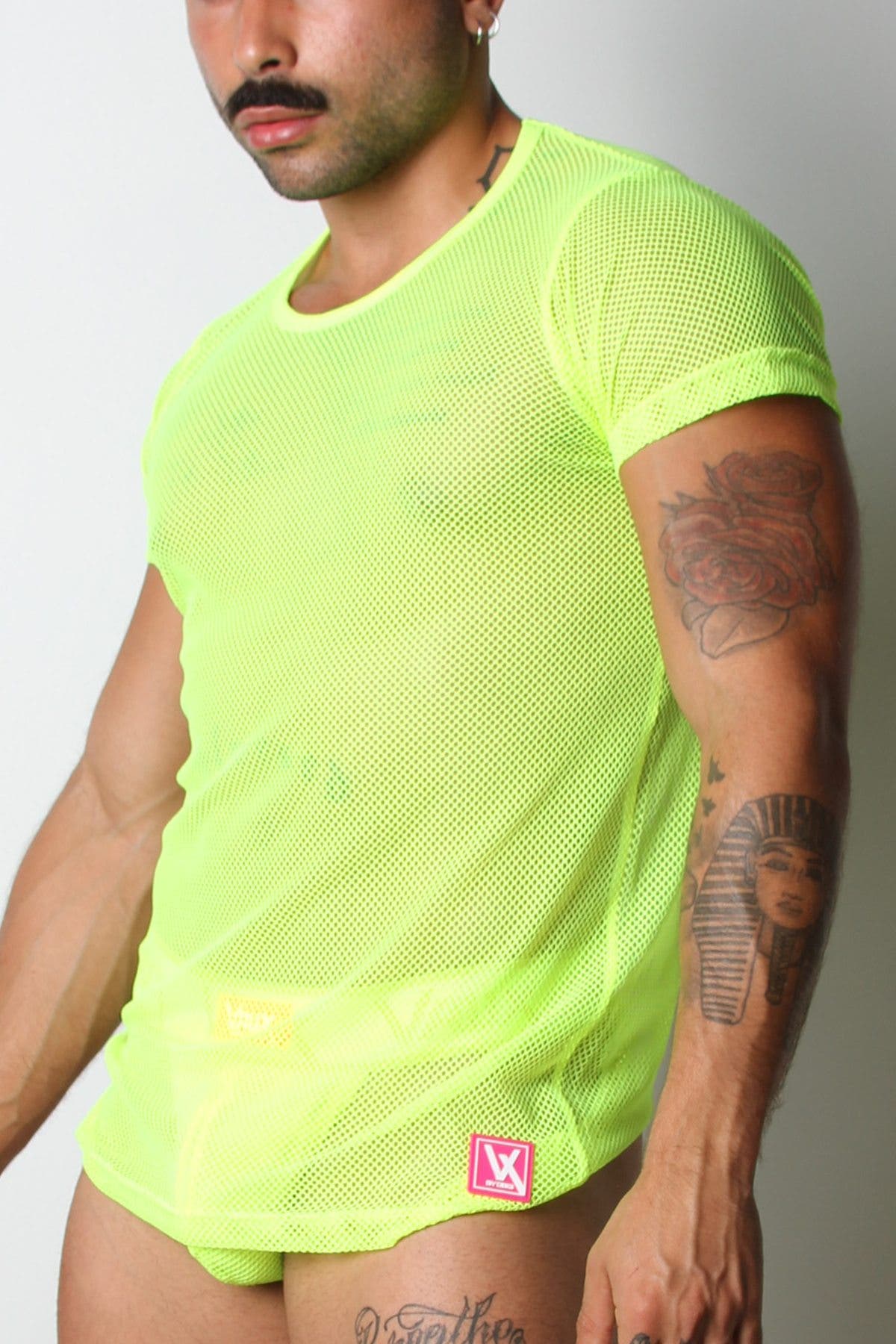 Vaux Yellow VX1 Mesh Tee