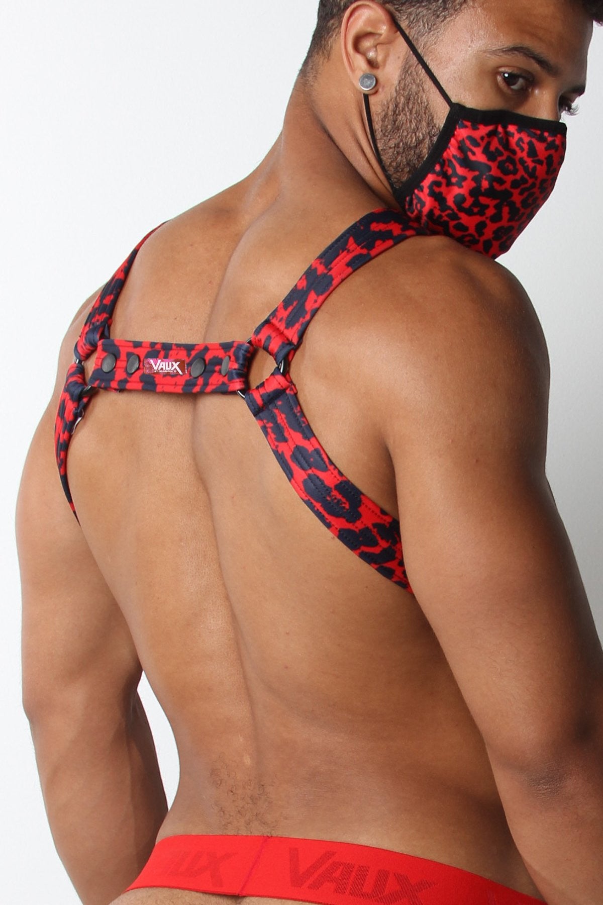 Vaux red Leopard VX2 Harness