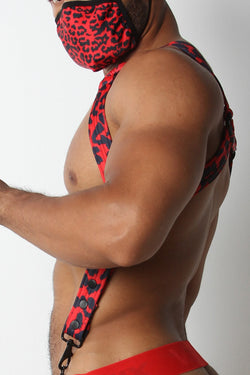 Vaux red Leopard VX2 Harness thumbnail 2