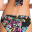 Vera Bradley Black/Multi Summer Printed Reversible Hipster Bikini Bottom