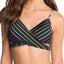 Vera Bradley Black/Multi Summer Reversible Wrap Bikini Top