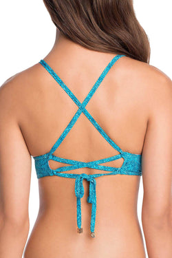 Vera Bradley Multicolor Floral Superbloom Crossback Triangle Bikini Top thumbnail 3