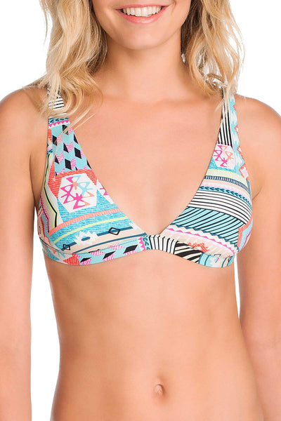 Vera Bradley Multicolor Geometric Desert Bikini Top