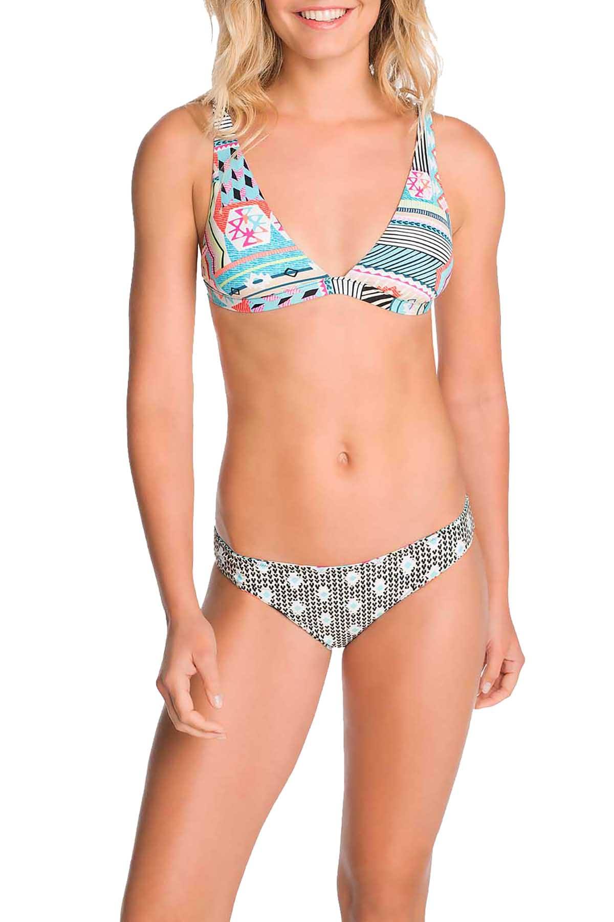 Vera Bradley Multicolor Geometric Desert Bikini Top