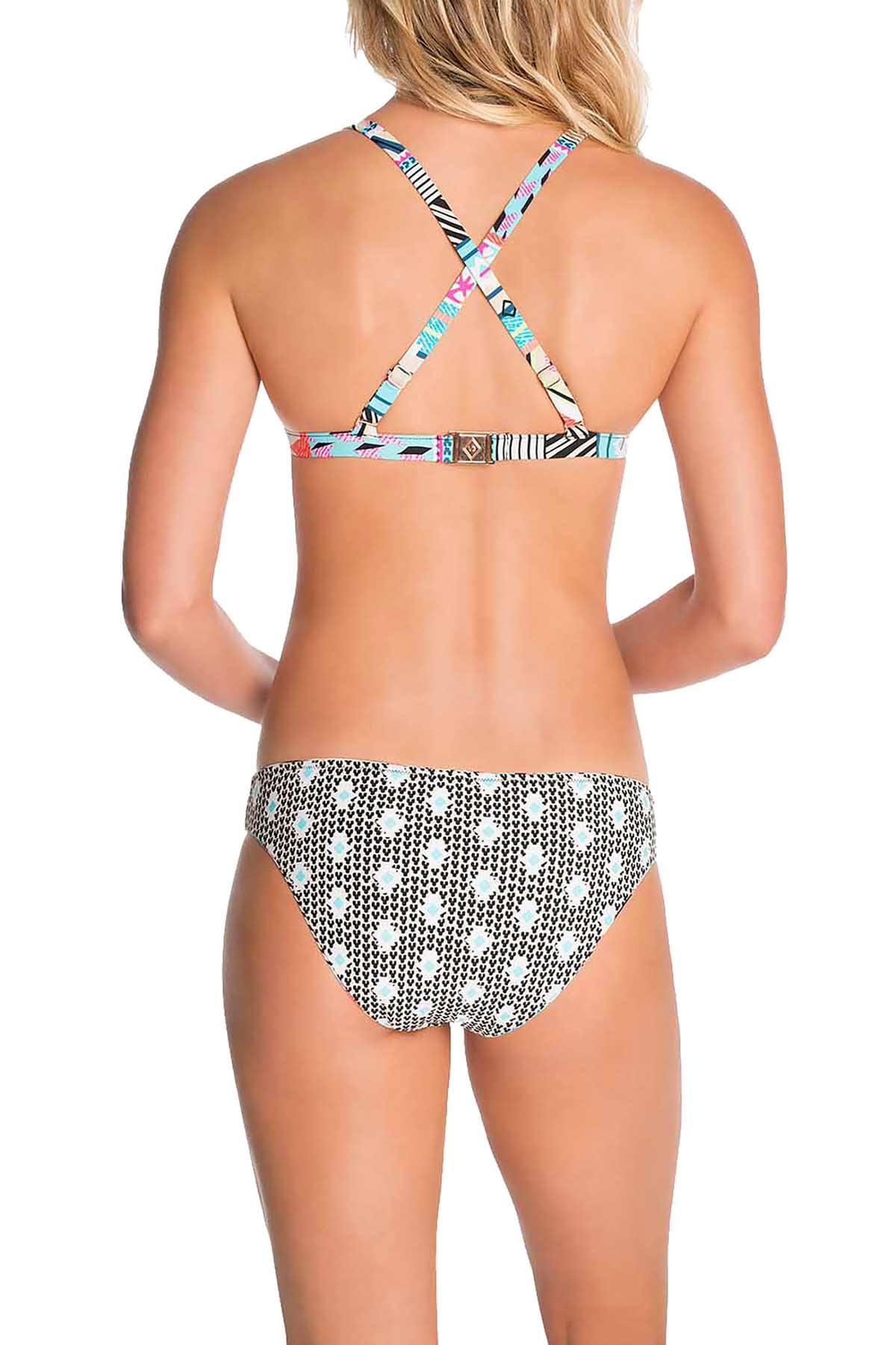 Vera Bradley Multicolor Geometric Desert Bikini Top