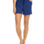 Vera Bradley Smocked-waist Sleep Shorts Kensington Blue