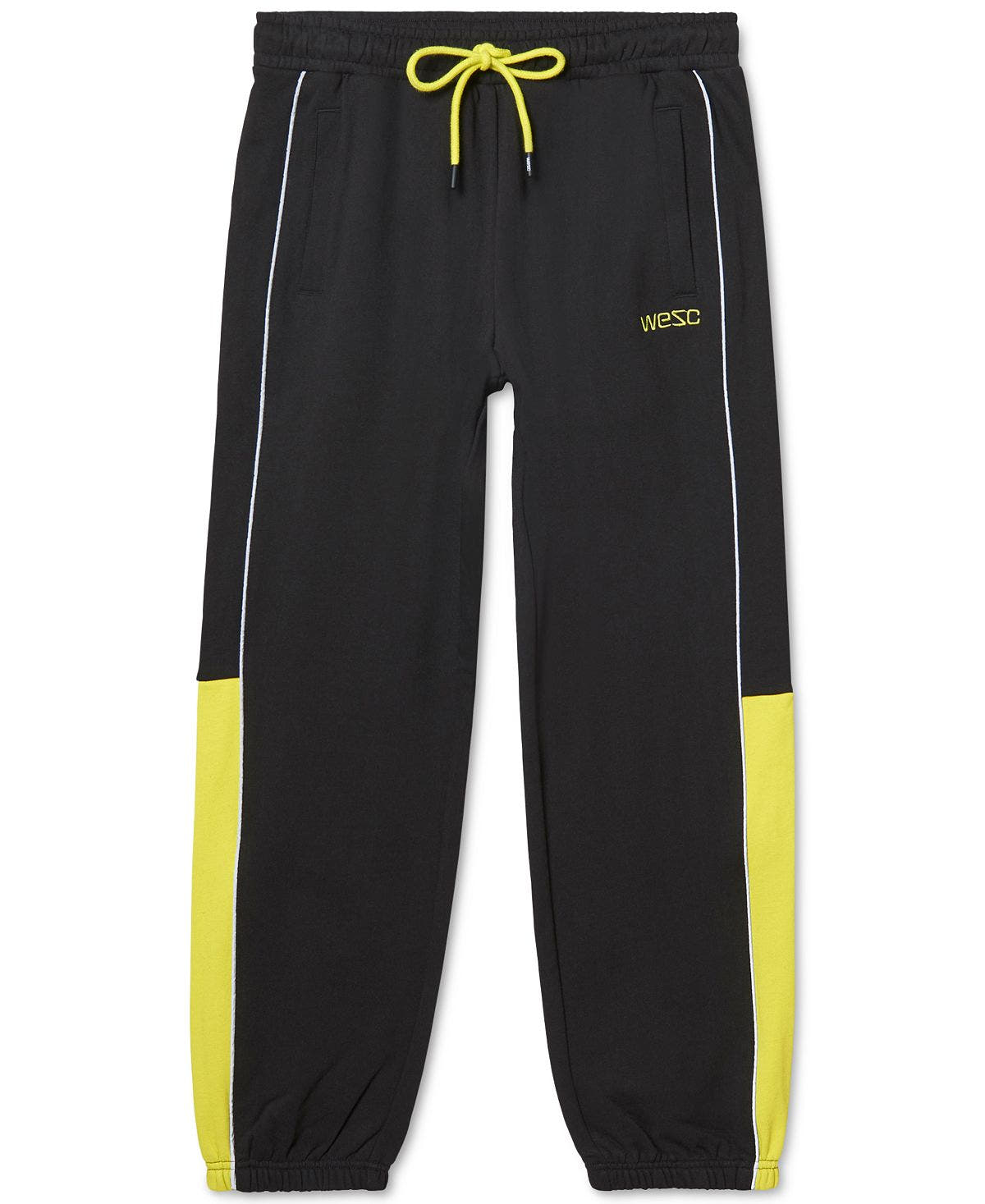 Versace Wesc Colorblocked Piped Joggers Black
