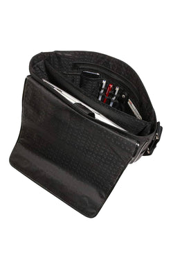 Vespa Black Premium Laptop Messenger Bag thumbnail 3