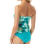 Vince Camuto Rainforest Printed Draped Tankini Top Lagoon Rainforest