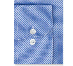 Vince Camuto Slim-fit Performance Stretch Dobby Dress Shirt Medium Blue Dobby thumbnail 2