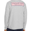 Vineyard Vines Long-sleeve Box Logo Graphic Tee Gray Heather