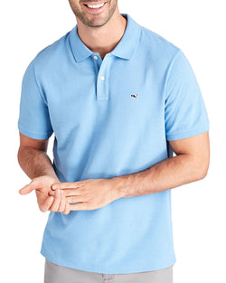 Vineyard Vines Stretch Piqu Classic Fit Polo Shirt Coastline thumbnail 1