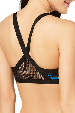 Volcom Black 'Lost Marbles' V-Neck Bikini Top thumbnail 4