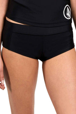 Volcom Black Solid Cheeky Bikini Boyshort thumbnail 4