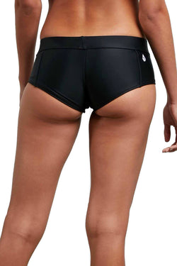 Volcom Black Solid Cheeky Bikini Boyshort thumbnail 3