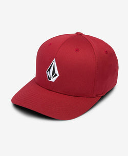 Volcom Full Stone Flex Fit Hat Burgundy thumbnail 1