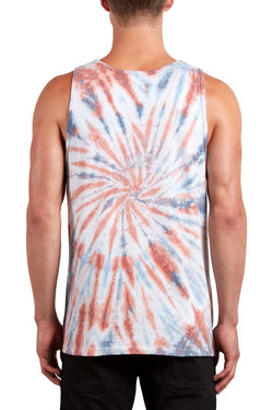 Volcom Multicolor Peace Stone Tie-Dyed Tank Top thumbnail 2