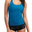 Volcom Ocean Blue Simply Solid Racerback Tankini Top