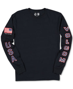 Volcom Usst True To This Long Sleeve Tee Usst Black thumbnail 2