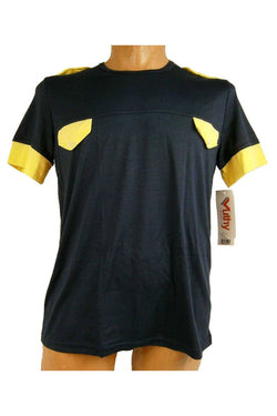 Vuthy Navy & Yellow Pocket Tee thumbnail 1