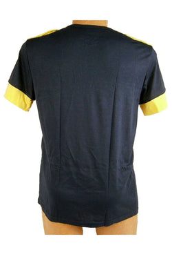 Vuthy Navy & Yellow Pocket Tee thumbnail 2
