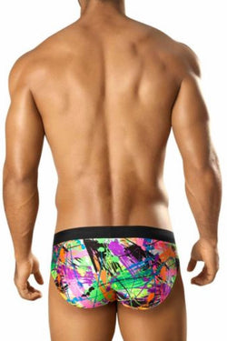 Vuthy Neon Color Splash Swim Bikini-Brief thumbnail 4