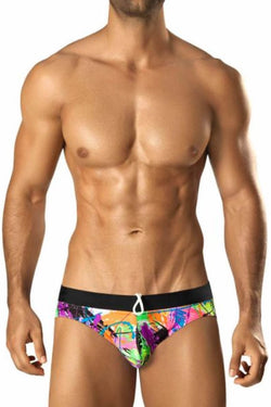 Vuthy Neon Color Splash Swim Bikini-Brief thumbnail 1