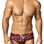 Vuthy Red Scribble Swim Brief
