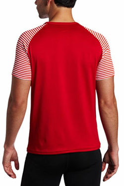 Vuthy Red Striped Raglan Tee thumbnail 2