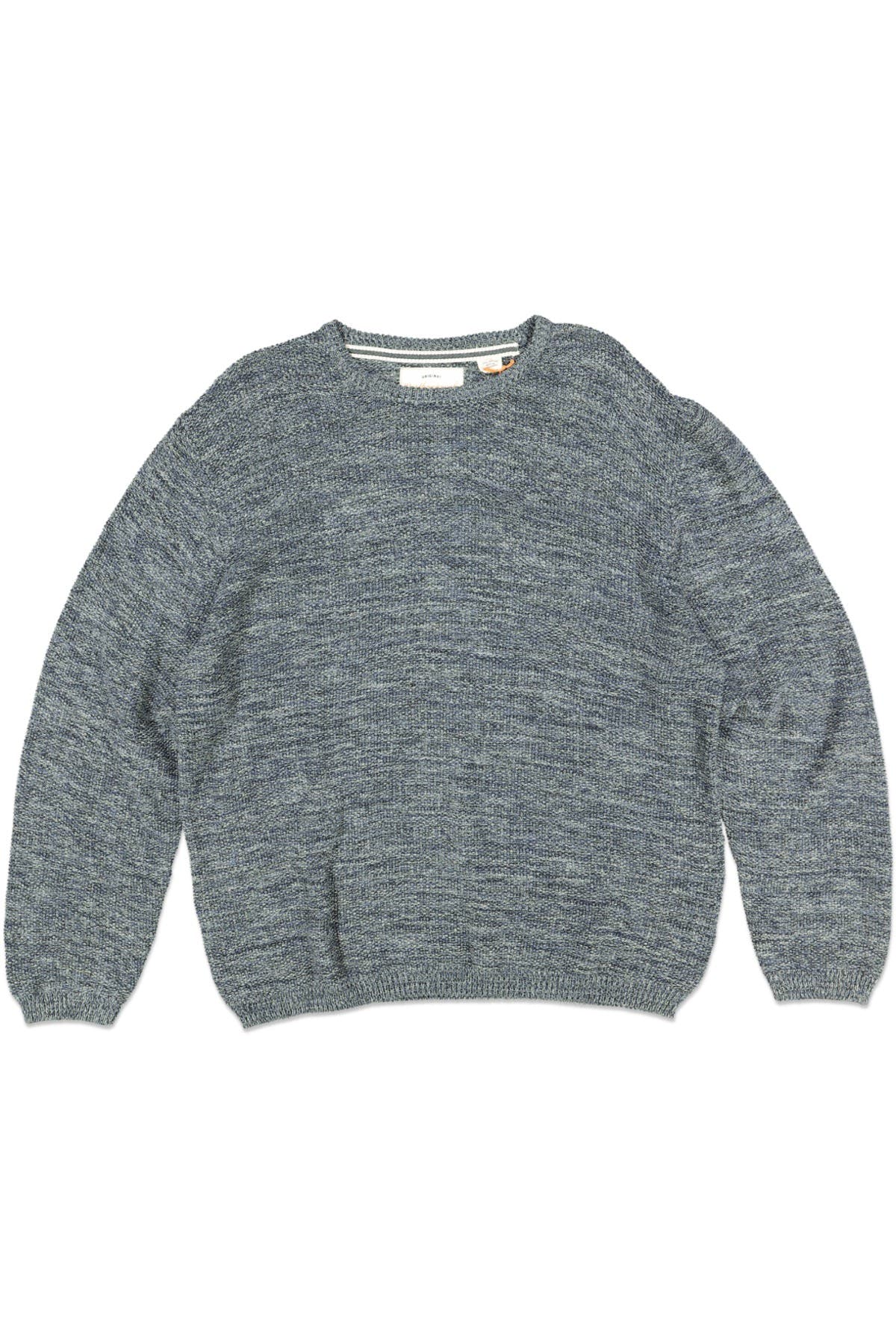 WEATHERPROOF VINTAGE MOSS STITCH CREW Sweater NAVY