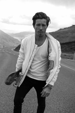 WHT SPACE by Shaun White White Padded Bomber Jacket thumbnail 2