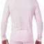 WOOD Pink Heather Long Sleeve Henley