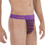 WOOD Purple Stripe Thong