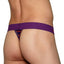 WOOD Purple Stripe Thong