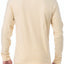 WOOD Straw Yellow Long Sleeve Henley