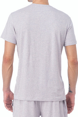 WOOD Violet Grey Short Sleeve Henley thumbnail 2