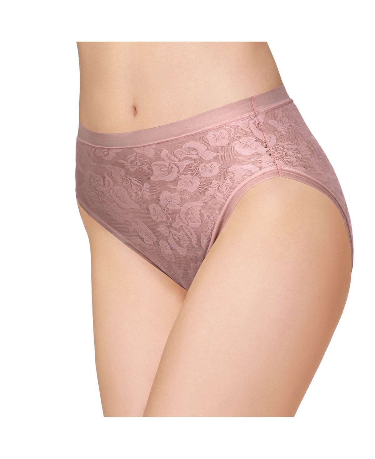 Wacoal Awareness Lace Highcut Brief Underwear 871101 Ash Rose