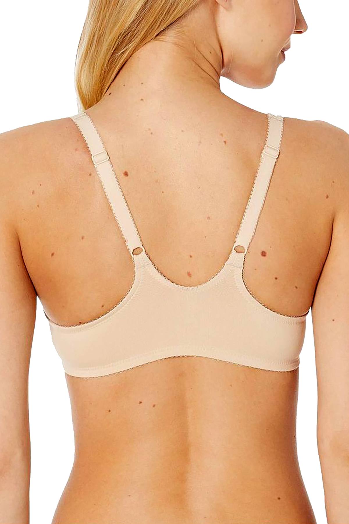 Wacoal Beige Soft-Embrace Front-Close T-back Bra