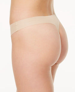 Wacoal Beyond Naked Ribbed Clean-cut Thong 879259 Sand thumbnail 2