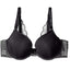 Wacoal Black Fire And Lace Contour Bra