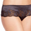 Wacoal Black/Graphite Lace Affair Tanga-Thong
